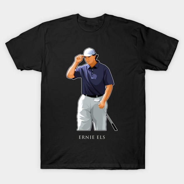 Ernie Els Golf Legends T-Shirt by RunAndGow